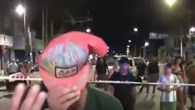 Un equipo periodístico de A24 fue agredido violentamente en La Matanza Foto: Captura de video