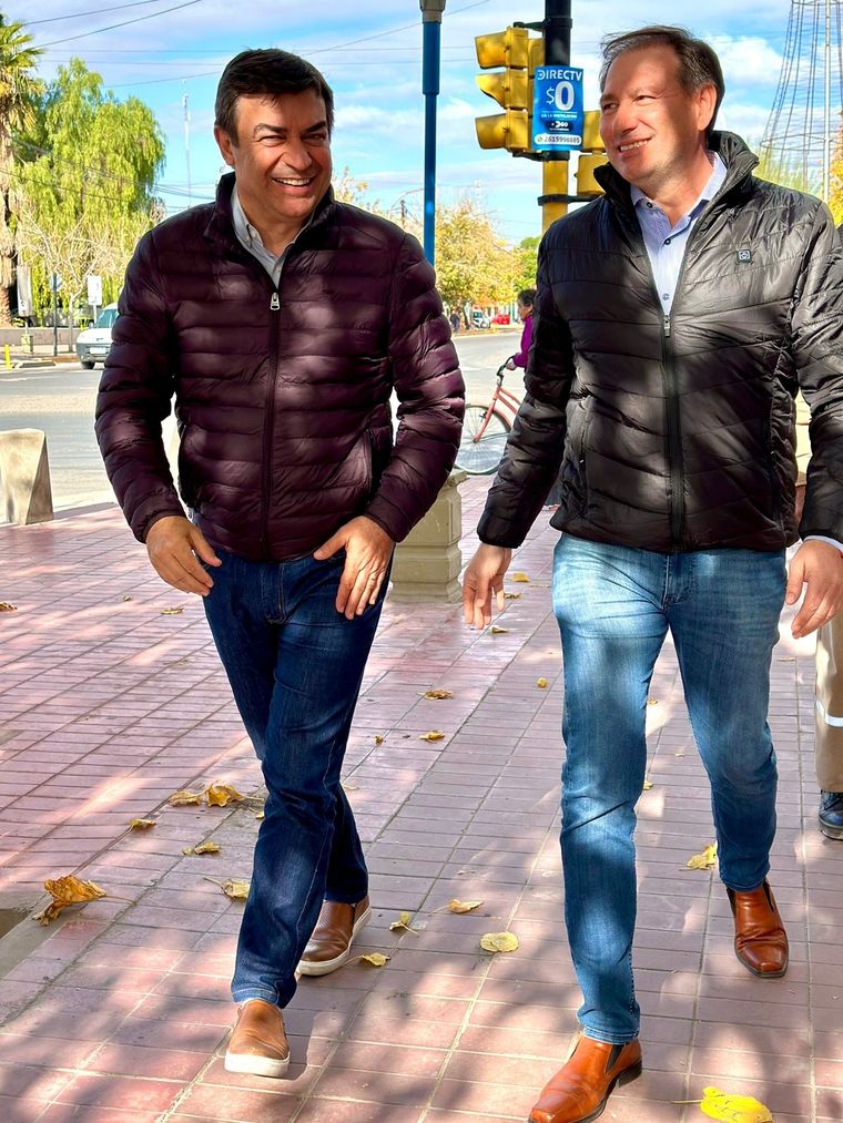 Omar De Marchi y Roberto Righi Foto: Twitter @omardemarchi
