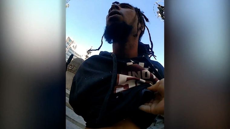 Jermain Vaughn, al ser detenido. Foto: TheWashingtonPost.