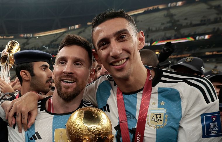 Messi - Di María El Fideo contó una charla que tuvieron Messi y Scaloni para definir quién jugaba en la final del Mundial.