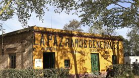 Este pueblo de la provincia de Buenos Aires es conocido por sus almacenes y pulperías Foto: Turismo Roque Pérez