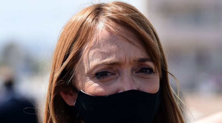 La legisladora del frente de Todos disparó contra el ex gobernador. Foto: ALF PONCE MERCADO / MDZ