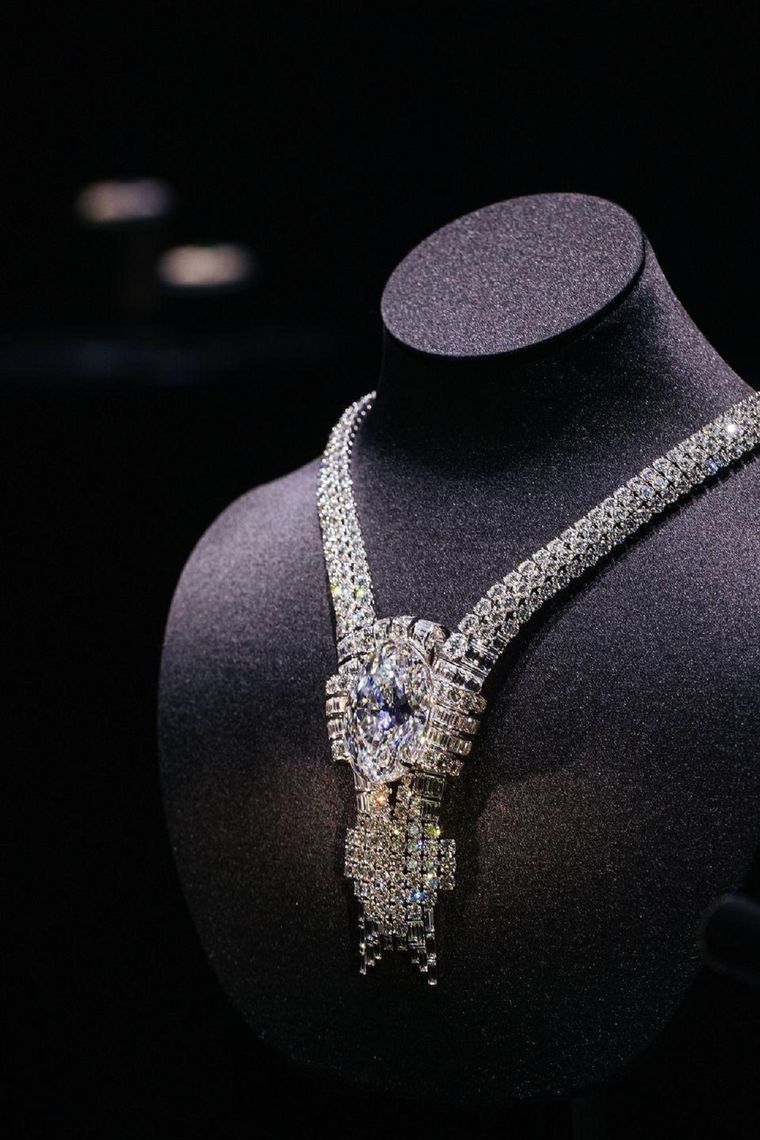 La estrella del collar es un imponente “diamante Empire” de 80 quilates. Foto: Tiffany & Co. Foto: Instagram