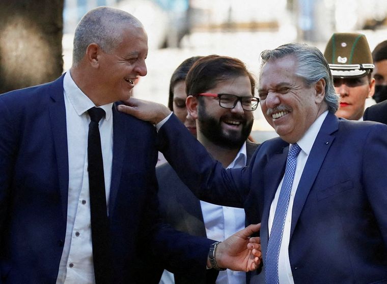 Alberto Fernández junto a Horacio Pietragalla