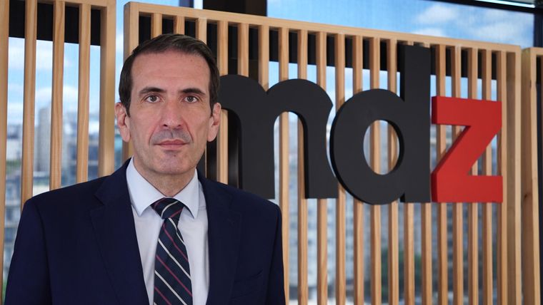 Pablo Cervi en la redacción de MDZ.