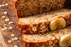 Cómo hacer budín integral de banana