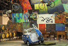 Las bicicletas como elemento decorativo.