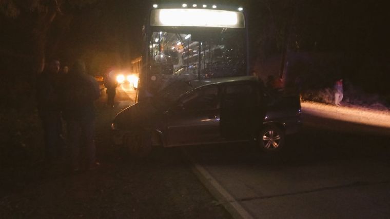 La escena del accidente