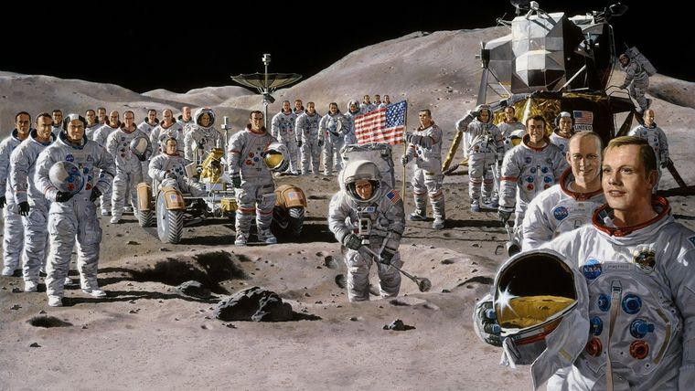 En pocos años, habría gente viviendo en la Luna. Foto: NationalGeographic.