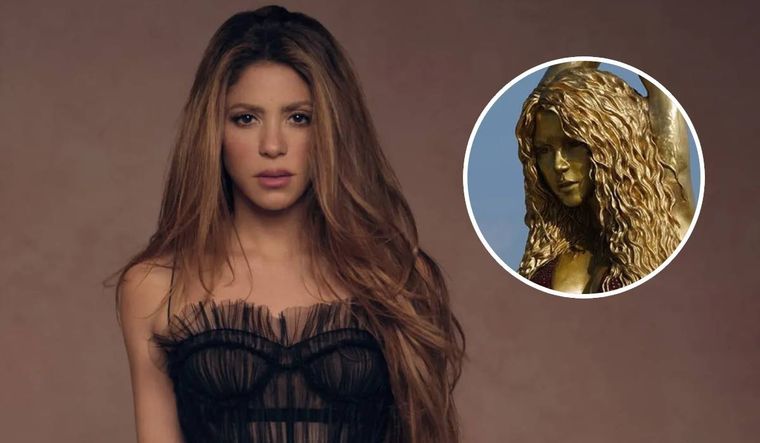 Esta semana se inauguró la estatua de Shakira en Barranquilla.