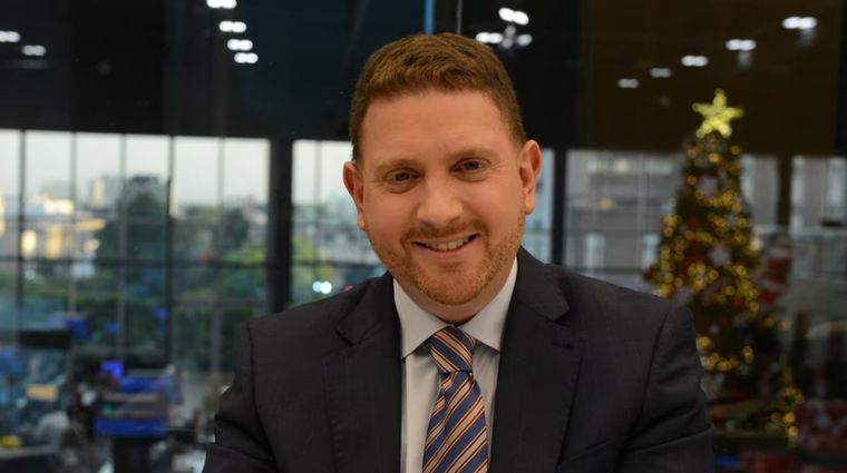 Jonatan Viale habló luego de la filtración en la que se ve a Santiago Caputo interrumpir su entrevista con Javier Milei. Foto: TN