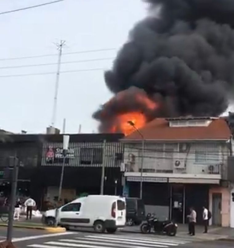 Los vecinos tomaron registros de lo ocurrido