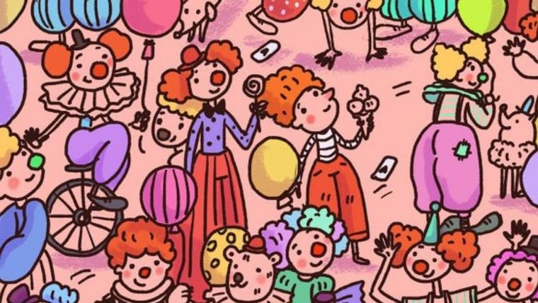 Acertijo visual, reto visual, oso