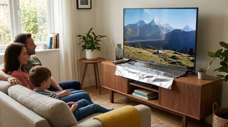 Especialistas advierten que bloquear ventilaciones del televisor puede provocar sobrecalentamiento y daños internos importantes. Especialistas advierten que bloquear ventilaciones del televisor puede provocar sobrecalentamiento y daños internos importantes.