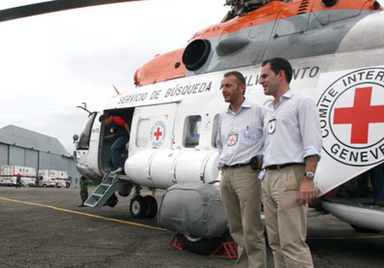 Helicópteros de rescate. Foto: EFE