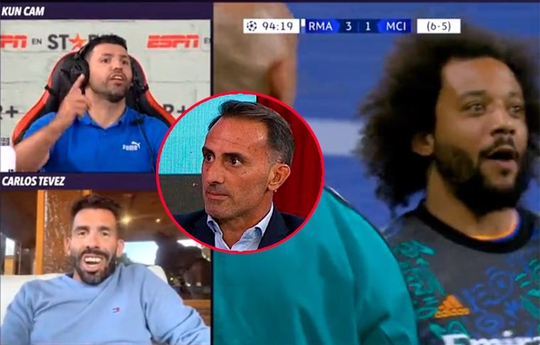 El Kun fue picante luego del gol de Benzema. Foto: Imagen ilustrativa