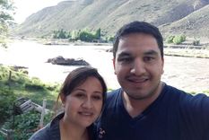 Ojeda y su esposa, la senadora Jésica Laferte Foto: Facebook