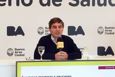 El ministro de Salud bonaerense se mostró entusiasmado con los recientes resultados Foto: Prensa GCBA
