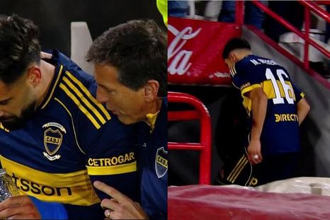 Un episodio inédito se vivió en Parque Patricios y quedó grabado desde todos los ángulos: Miguel Merentiel salió a jugar el segundo tiempo... ¡y lo estaban sacando! Un episodio inédito se vivió en Parque Patricios y quedó grabado desde todos los ángulos: Miguel Merentiel salió a jugar el segundo tiempo... ¡y lo estaban sacando!