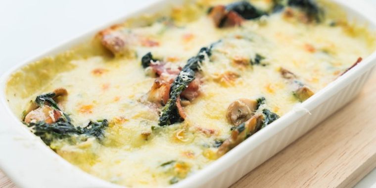 Polenta con espinaca Foto: Cookpad