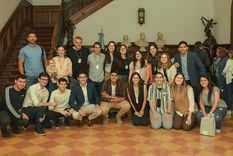 Parte de los jóvenes reunidos en Rosario Foto: Gentileza Parte de los jóvenes reunidos en Rosario Foto: Gentileza