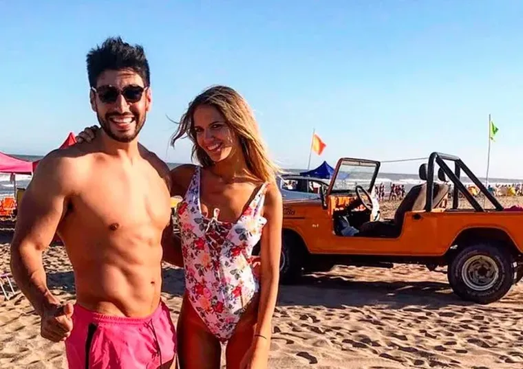 Facundo Moyano y Eva Bargiela quien ocupó gran parte del recorrido por la vida sentimental del exdiputado.