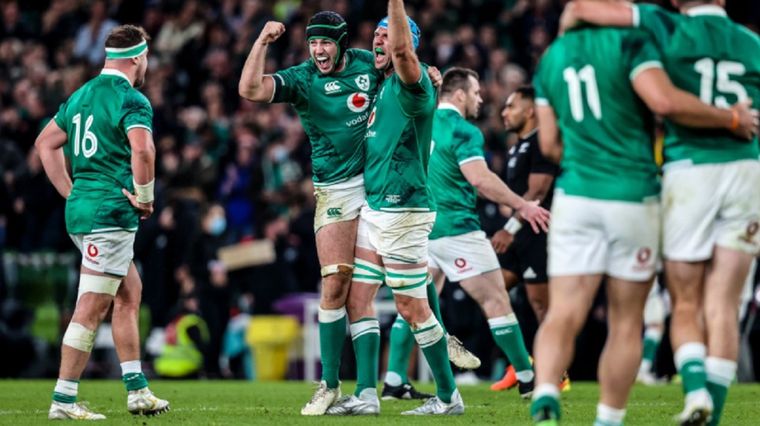 Triunfazo de Irlanda. Foto: @IrishRugby