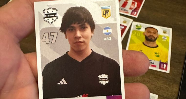 Spreen en la figurita de Panini. Foto: X