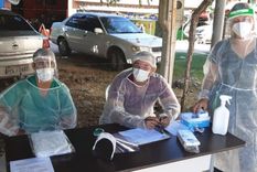 El personal en la frontera boliviana con Brasil redobla esfuerzos para contener el avance de los contagios. Foto: SEDES SANTA CRUZ
