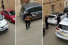 policias con talento cuidan la cuarentena en mallorca