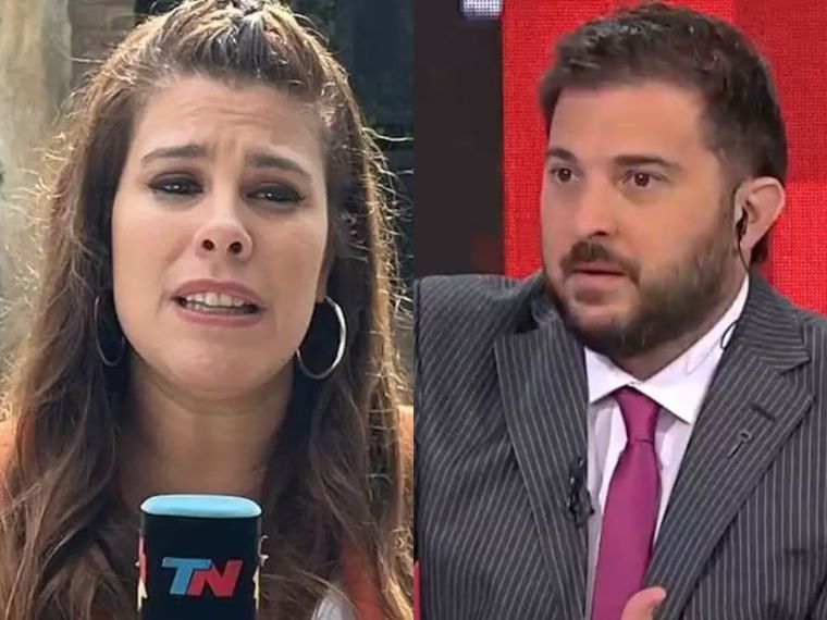 Cecilia Insinga volvió a hablar sobre Diego Brancatelli. Foto: Captura de video TN y C5N