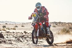 Adrien Van Beveren, el dominador de la primera parte de la etapa. Foto: Instagram @adrienvanbeveren