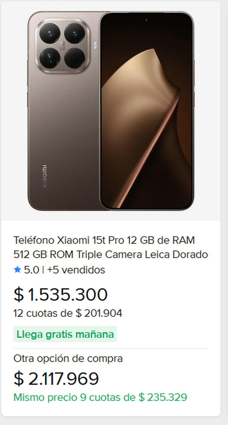 Xiaomi 15T: una de las sorpresas del año. Xiaomi 15T: una de las sorpresas del año.