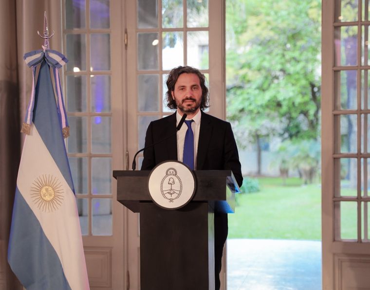 Santiago Cafiero, canciller argentino Foto: Cancillería Argentina