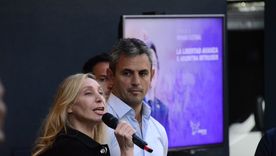 Karina Milei y Martín Menem en el Hotel Libertador. Karina Milei y Martín Menem en el Hotel Libertador.