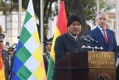 evo morales convoco a un acto en la frontera entre argentina y bolivia