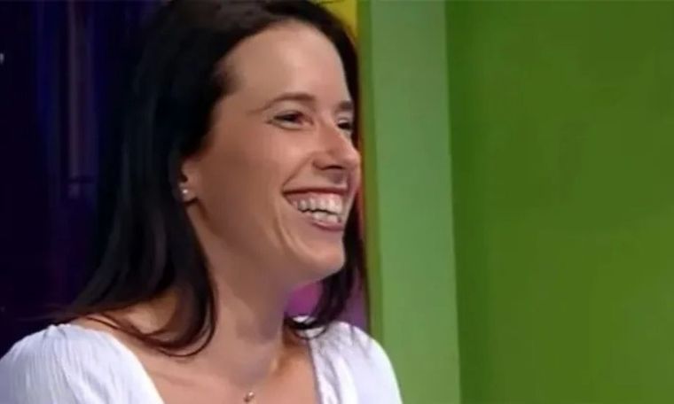 Angie Arbesu, la recordada productora de Marcelo Tinelli en Videomatch. Ángeles había alcanzado popularidad junto al conductor en los 90.