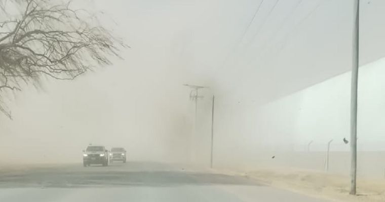 El día sábado, las ráfagas podrían alcanzar los 100 km por hora Foto: Gentileza