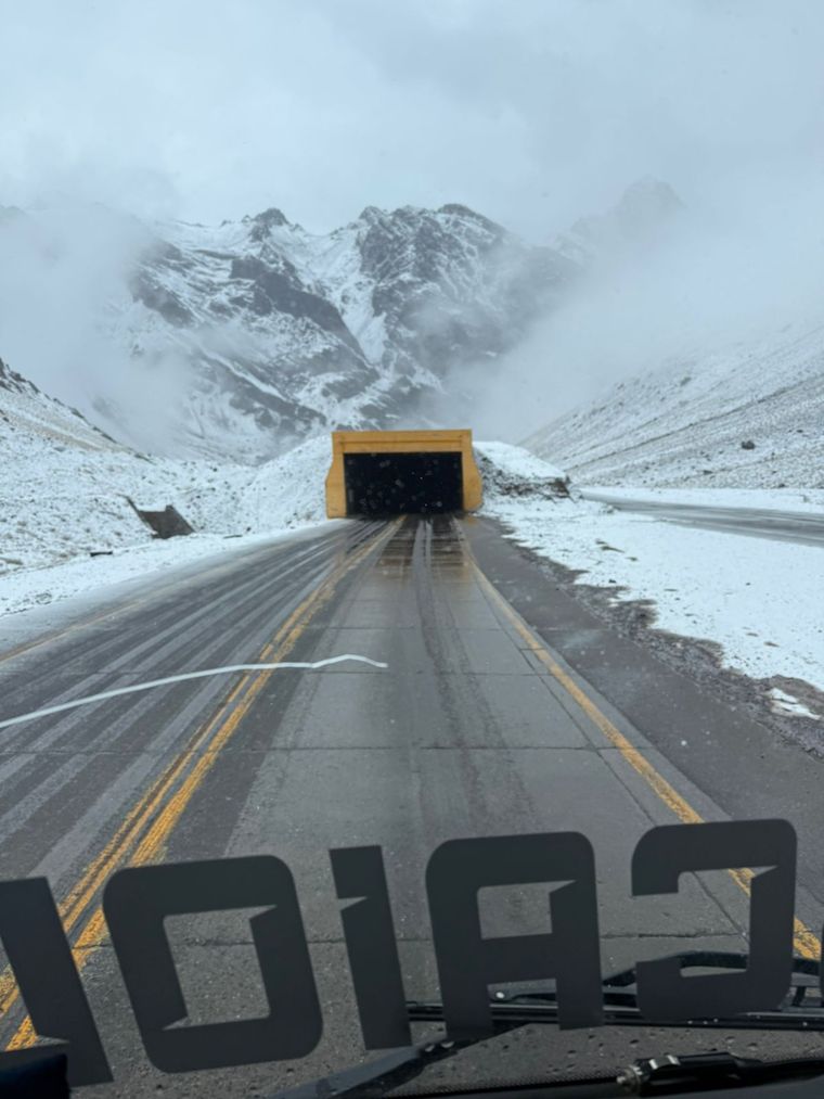 El pronóstico indica que la nieve se hará presente en el paso a Chile la próxima semana. El pronóstico indica que la nieve se hará presente en el paso a Chile la próxima semana. 