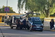 El movil fue remolcado tras el choque. Foto: Gentileza Viviana Maldonado