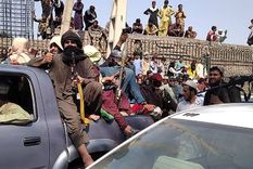 Combatientes talibanes en la provincia de Jalalabad en agosto, 2021. Foto: GETTY IMAGES Foto: Getty Images