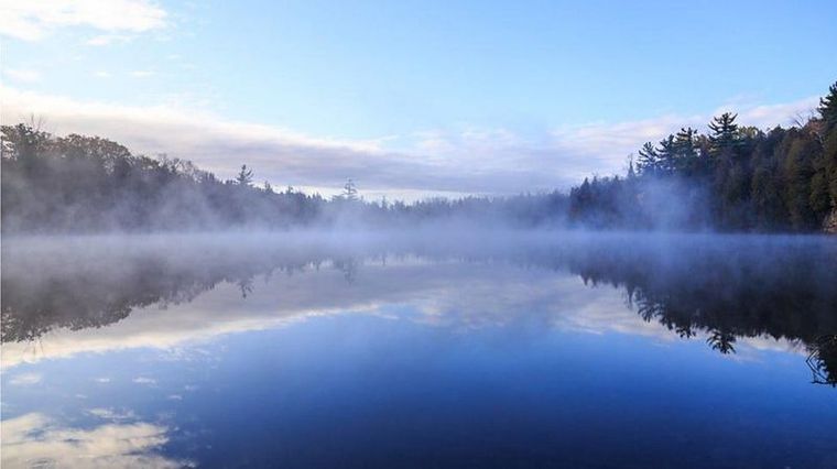 El lago Crawford, en Canadá, es considerado como un lugar ideal para estudiar el impacto de la humanidad sobre la Tierra. Foto: CONSERVATION HALTON