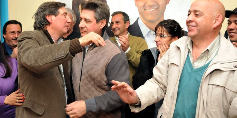 Emir y Omar Felix en la sede partidaria Foto: Agustín Mauricio/Mediamza.com