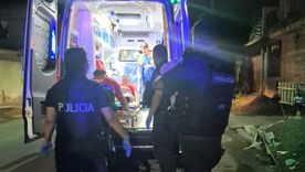 La madre, junto a su hija recién nacida, en la ambulancia luego del parto domiciliario en Maipú. La madre, junto a su hija recién nacida, en la ambulancia luego del parto domiciliario en Maipú.