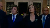 empujones con karina y un frio saludo con milei: asi fue la recepcion de villarruel al presidente empujones con karina y un frio saludo con milei: asi fue la recepcion de villarruel al presidente