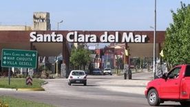 Ingreso a la localidad marplatense de Santa Clara Foto: Redes sociales Ingreso a la localidad marplatense de Santa Clara Foto: Redes sociales