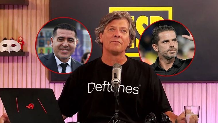 En el programa No se pudo, por el canal de streaming de Vorterix, Pergolini apareció sobre el final del programa para tirar varios dardos. Foto: Captura X @Vorterix y @BocaJrsOficial