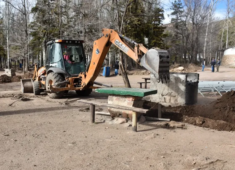 Remodelaciones en proceso en el Manzano Histórico de Tunuyán. Remodelaciones en proceso en el Manzano Histórico de Tunuyán.