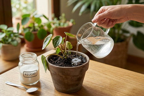Un truco para salvar a las plantas. Fuente: IA Gemini. Un truco para salvar a las plantas. Fuente: IA Gemini.