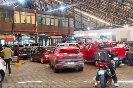 Así estaba el paso a Chile en la jornada de este viernes. Así estaba el paso a Chile en la jornada de este viernes.